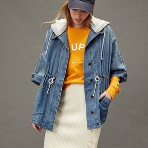 Anthropologie Pilcro Denim Kimono Jacket